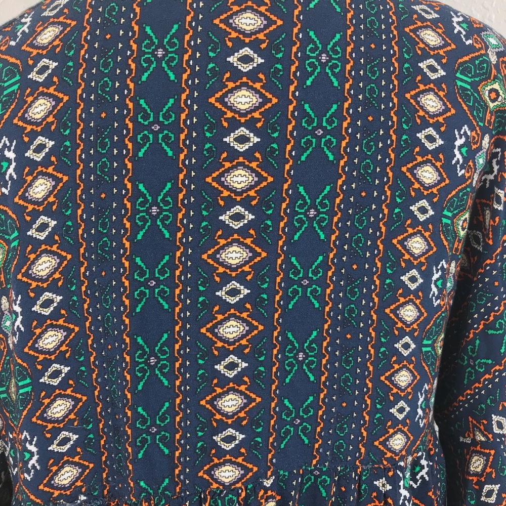 I. Madeline Midi Dress Aztec Print - Picture 10 of 11